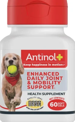 Antinol Plus for Dogs - Hip & Joint Mobility Supplement Capsules