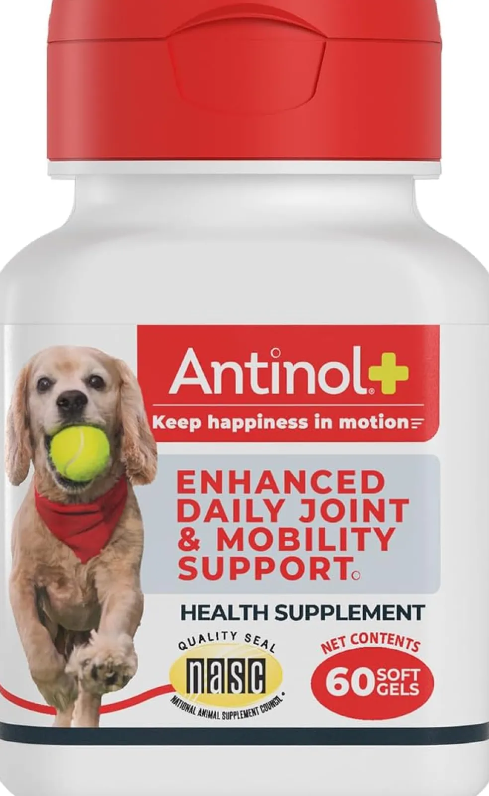 Antinol Plus for Dogs - Hip & Joint Mobility Supplement Capsules
