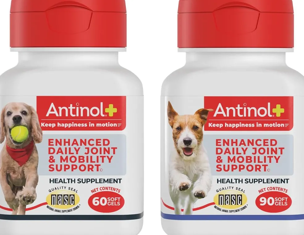 Antinol Plus for Dogs - Hip & Joint Mobility Supplement Capsules