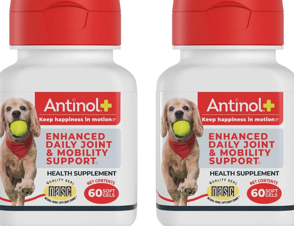Antinol Plus for Dogs - Hip & Joint Mobility Supplement Capsules