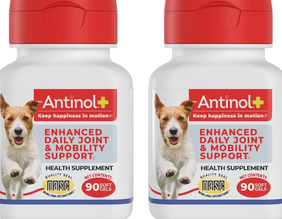 Antinol Plus for Dogs - Hip & Joint Mobility Supplement Capsules