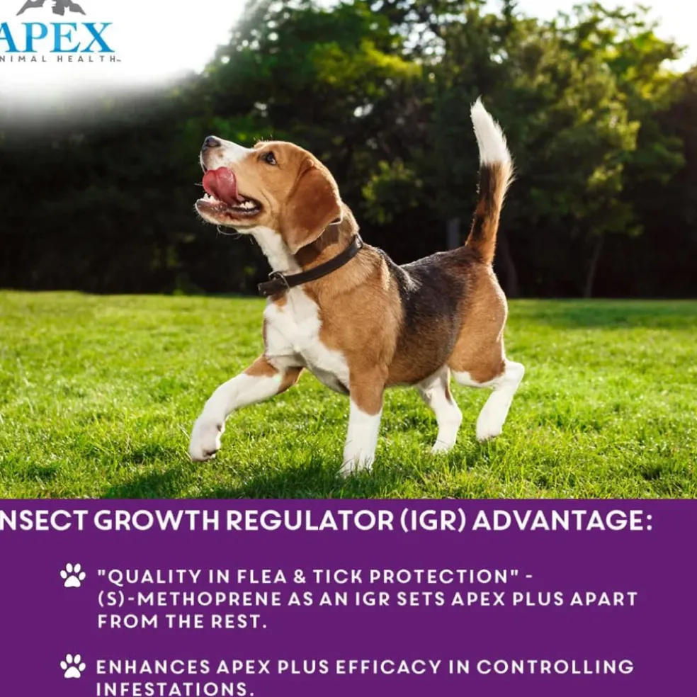Apex Plus Topical Flea & Tick Prevention for Dogs, 45-88 lbs, 3 Doses