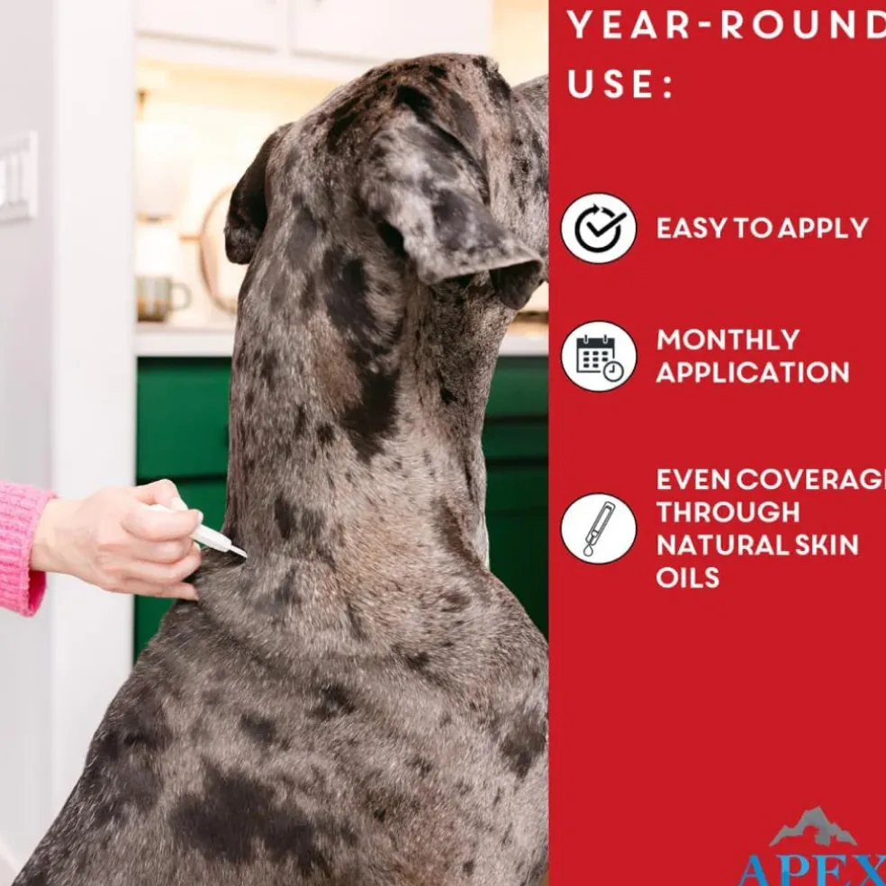 Apex Plus Topical Flea & Tick Prevention for Dogs, 89-132 lbs, 3 Doses