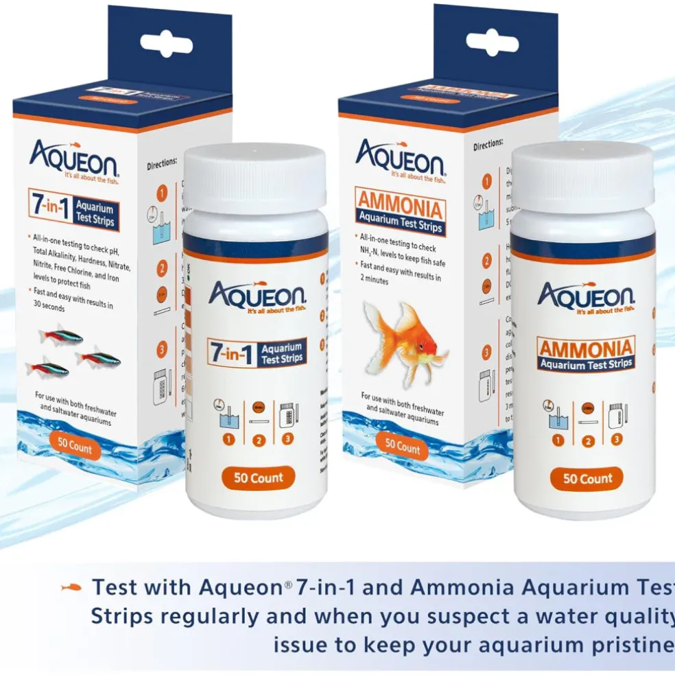 Aqueon Ammonia Aquarium Test Strips (50 ct)