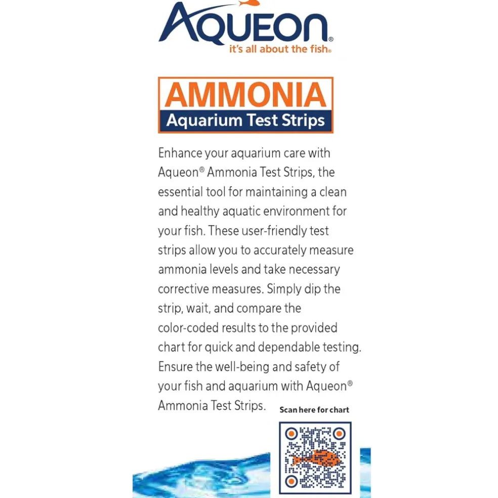 Aqueon Ammonia Aquarium Test Strips (50 ct)