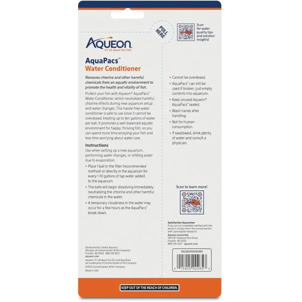 Aqueon AquaPacs Water Conditioner
