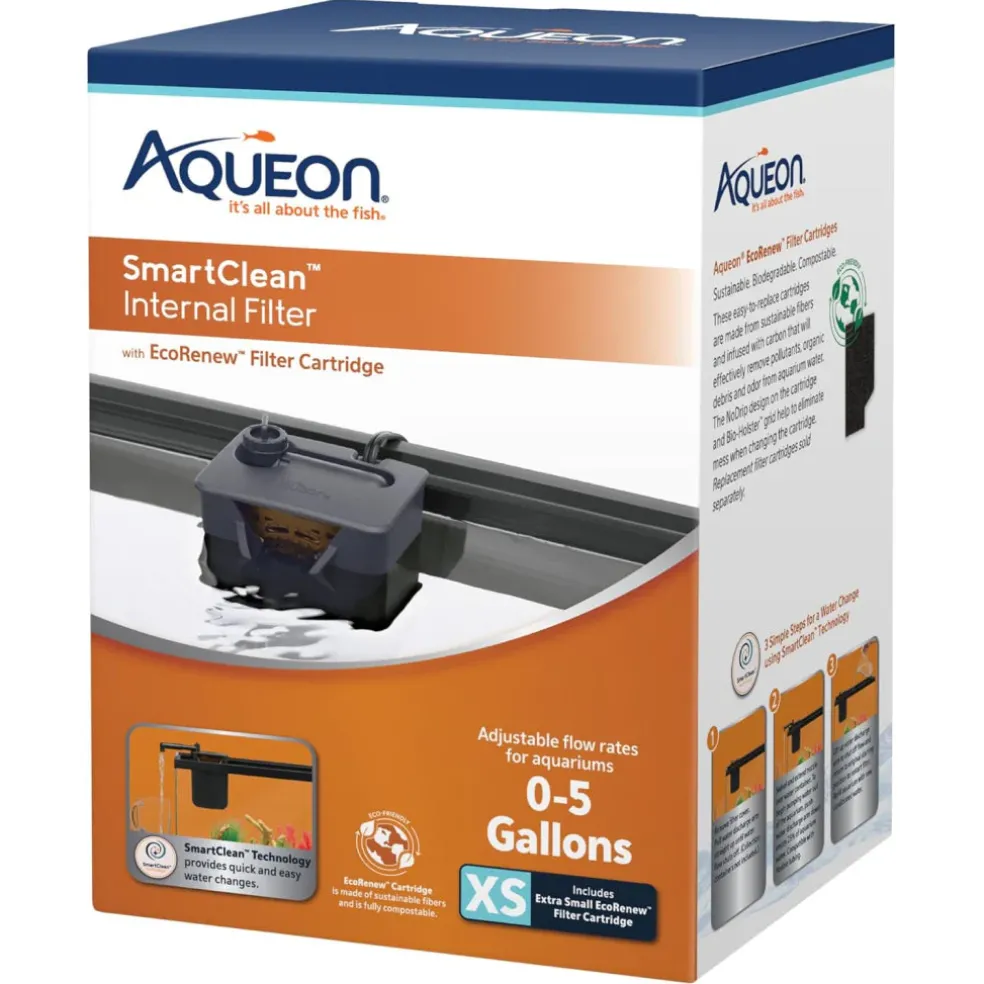 Aqueon QuietFlow Internal Filter with SmartClean Technology