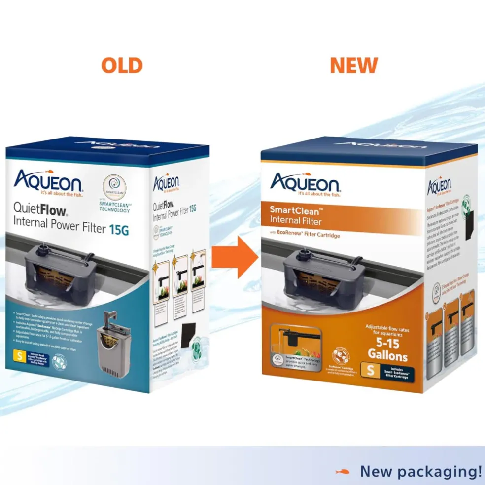 Aqueon QuietFlow Internal Filter with SmartClean Technology