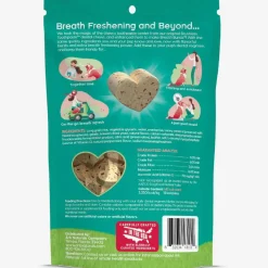 Ark Naturals Breath Bursts Brushless Toothpaste Peppermint Dog Treats for Small Dogs (4 oz)