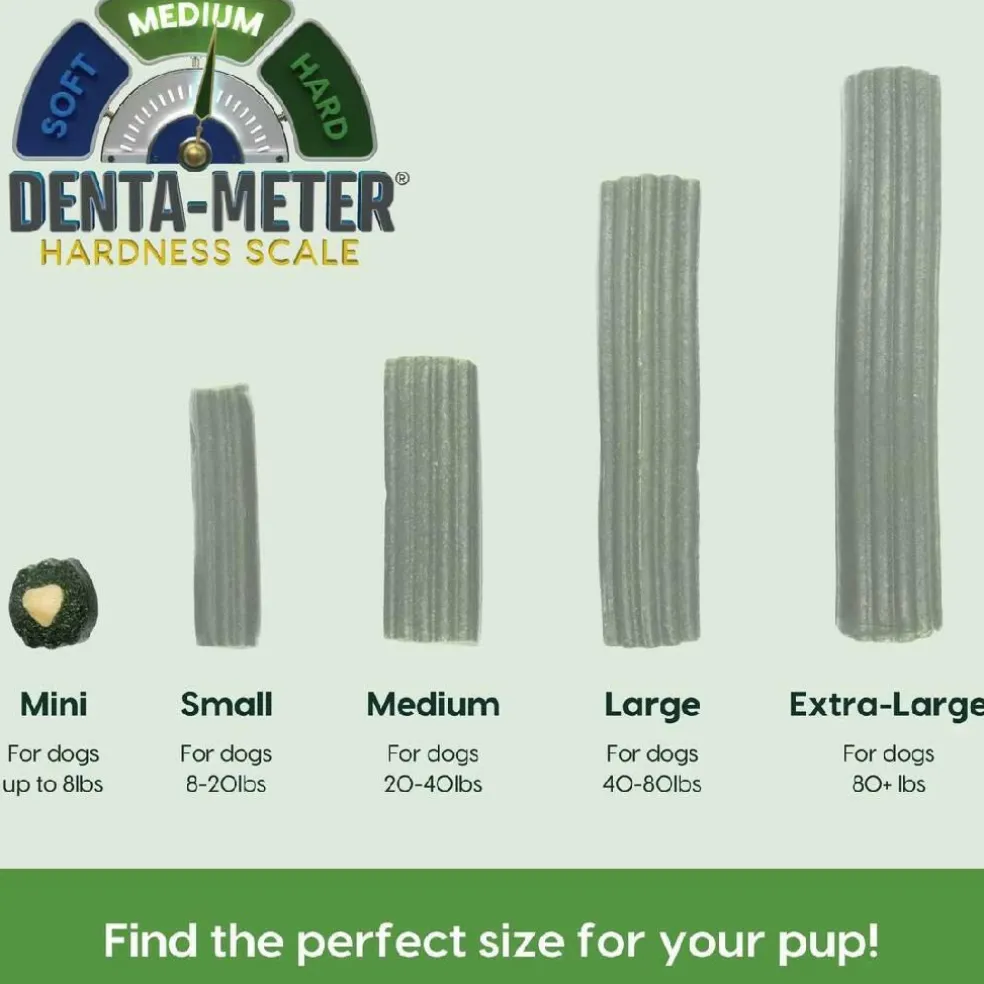 Ark Naturals 4-in-1 Brushless Toothpaste Chews for Extra Small Dogs Mini-Sized (4 oz)