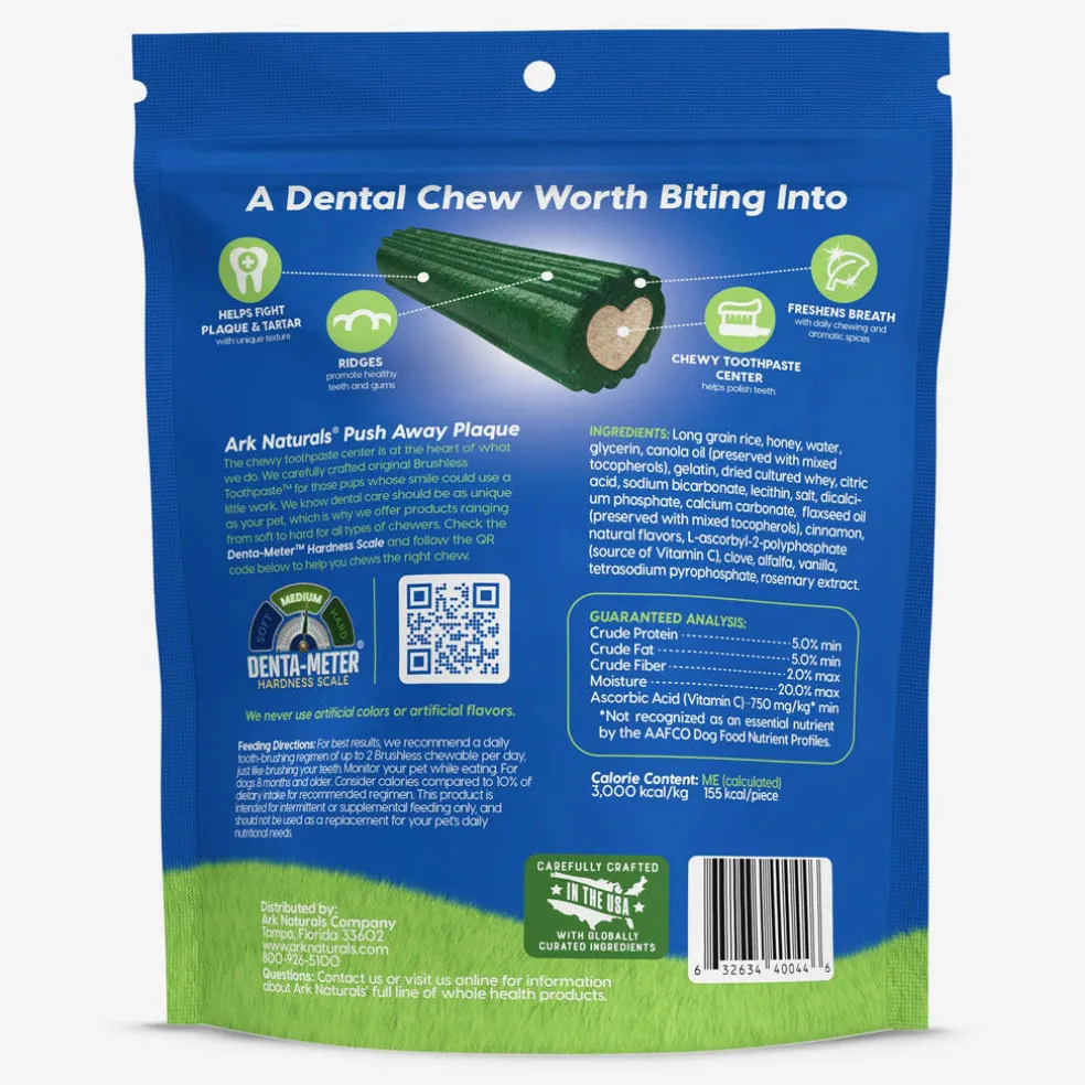 Ark Naturals 4-in-1 Brushless Toothpaste Chews for Extra Large Dental Dogs (24 oz)
