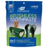 Ark Naturals 4-in-1 Brushless Toothpaste Chews for Large Dental Dogs (18 oz)