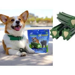 Ark Naturals 4-in-1 Extreme Clean Longer Lasting Brushless Toothpaste Dental Chews for Small Dogs (12 oz)