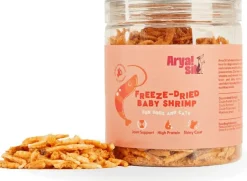 Arya Sit Freeze-Dried Baby Shrimp Treats for Dogs & Cats