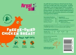 Arya Sit Freeze-Dried Chicken Breast Treats for Dogs & Cats
