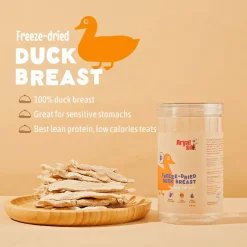 Arya Sit Freeze-Dried Duck Breast Treats for Dogs & Cats