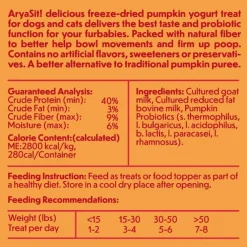 Arya Sit Freeze-Dried Pumpkin Yogurt Treats for Dogs & Cats