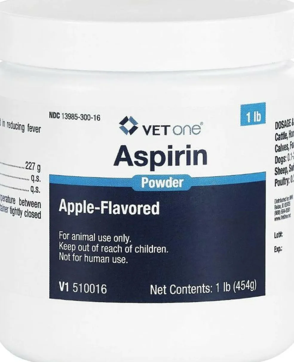 Aspirin Medication for Pain for Dogs & Horses, Apple-Flavored (1 lb) (Manufacturer may vary)