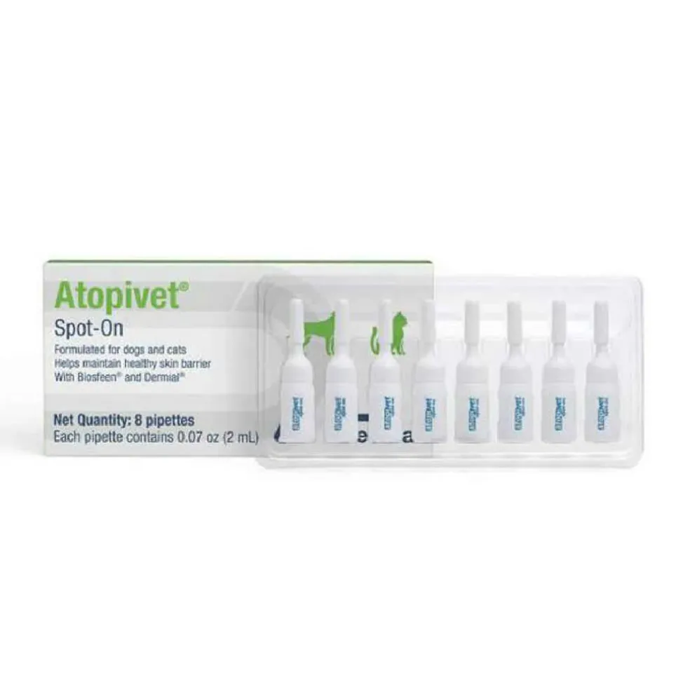 Atopivet Spot-On Healthy Skin for Dogs and Cats (8 pipettes)
