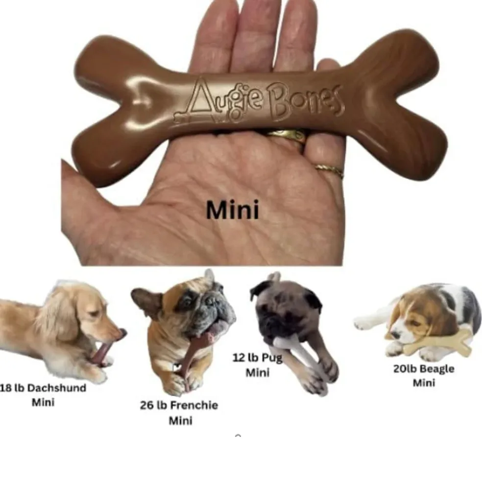 Augie Bones Plant Based Tough Dog Chew Toy