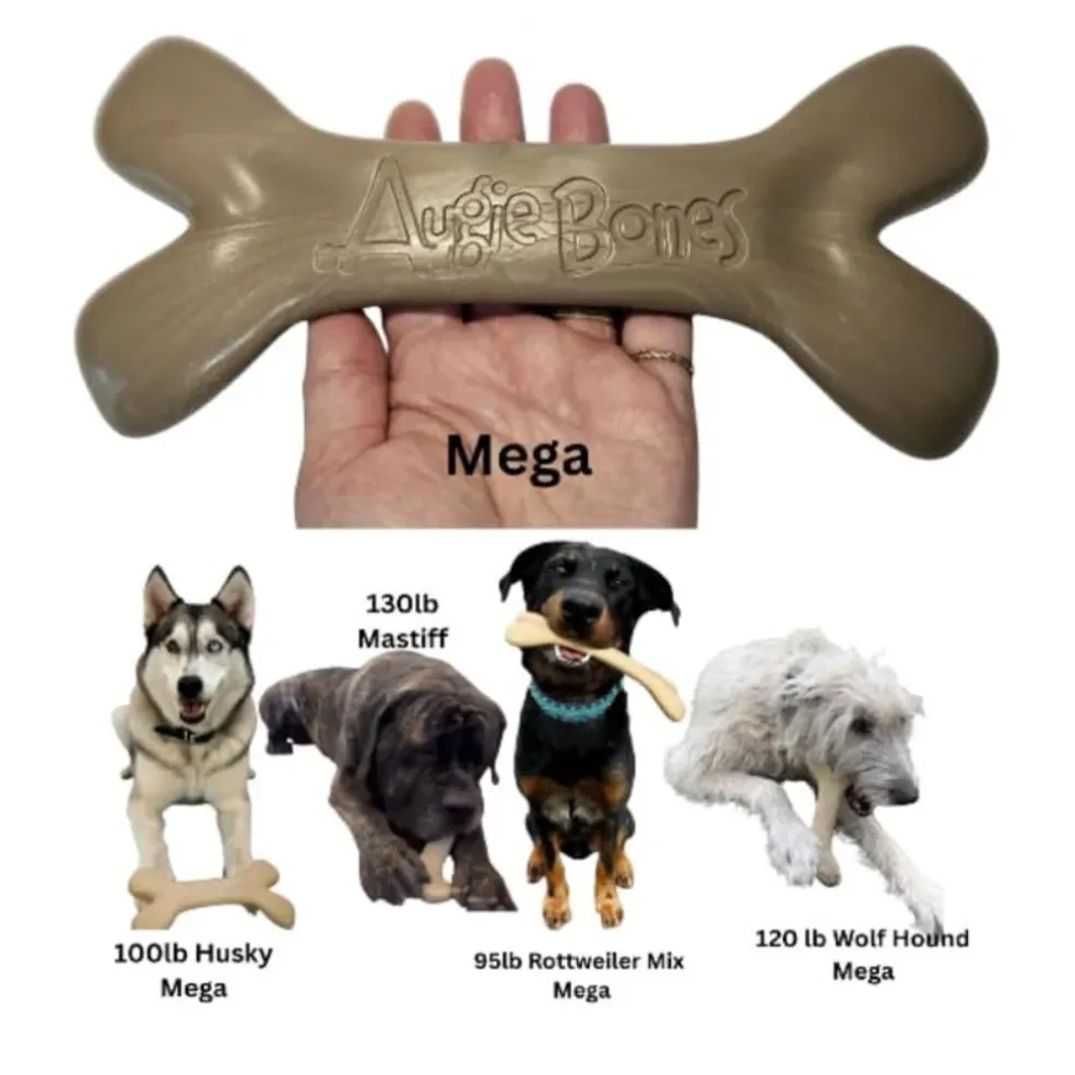 Augie Bones Plant Based Tough Dog Chew Toy