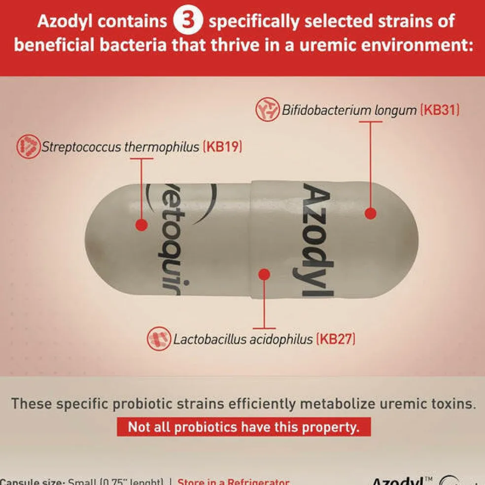 Azodyl Small Capsules - Renal Support Supplement for Cats and Dogs