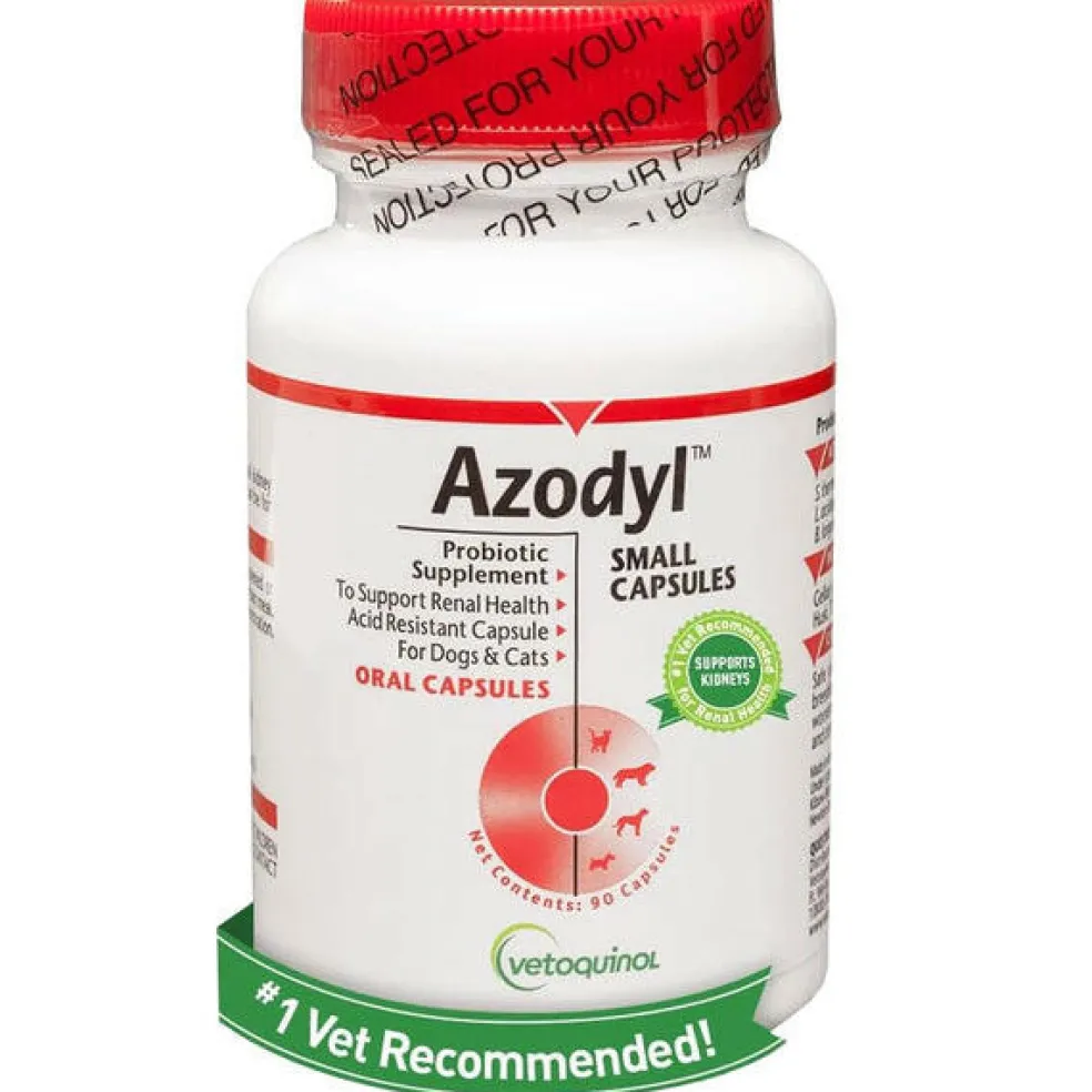 Azodyl Small Capsules - Renal Support Supplement for Cats and Dogs