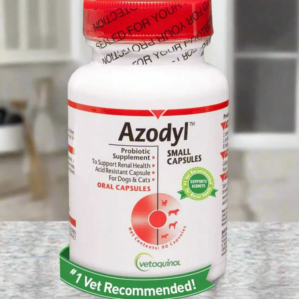 Azodyl Small Capsules - Renal Support Supplement for Cats and Dogs