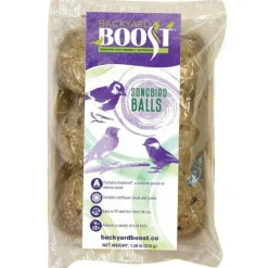 Backyard Boost Songbird Balls Enhanced Prebiotic Bird Treats (6 balls)