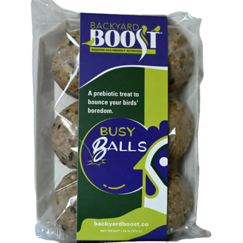 Backyard Boot Busy Balls For Digestion and Gut Health for Chickens (6 balls)