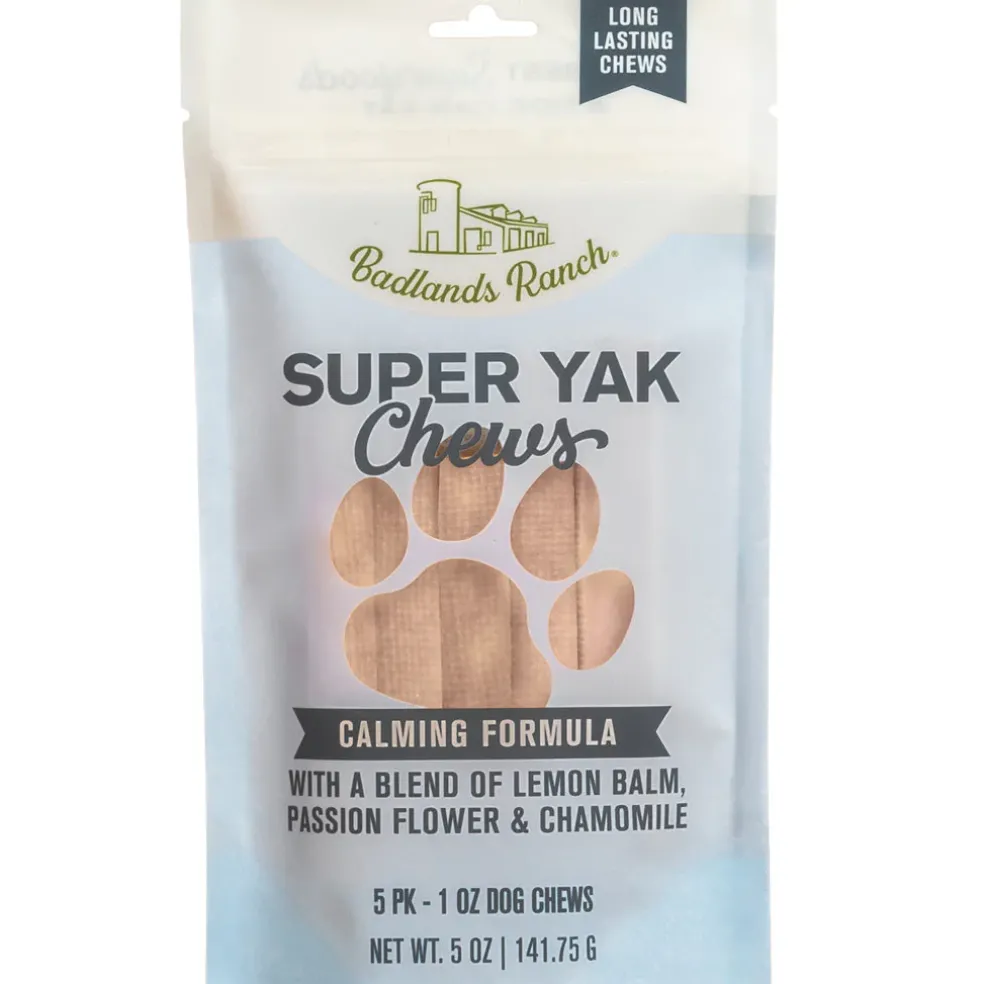 Badlands Ranch Superchew Calming Formula Dog Chews, Small, 1-oz
