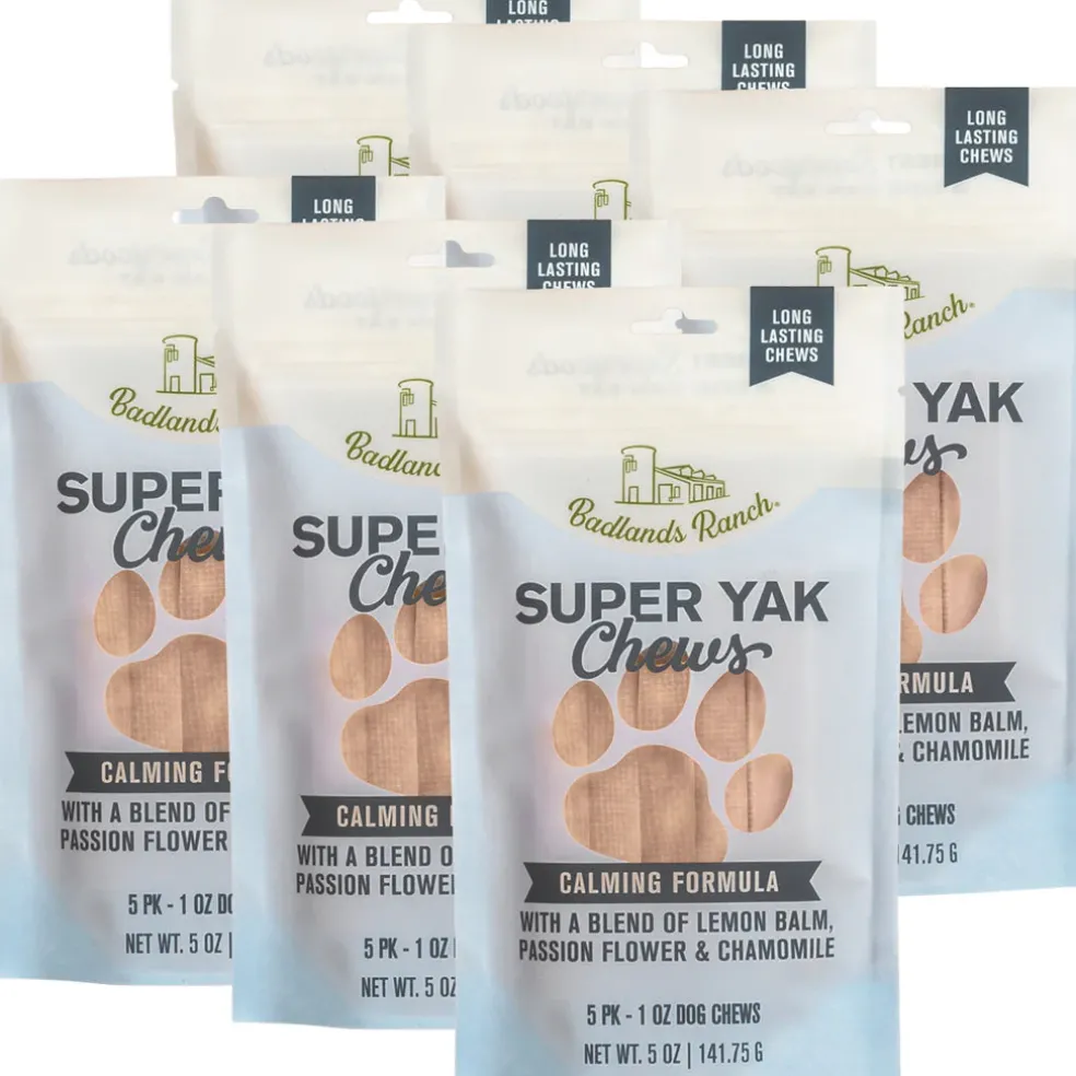 Badlands Ranch Superchew Calming Formula Dog Chews, Small, 1-oz