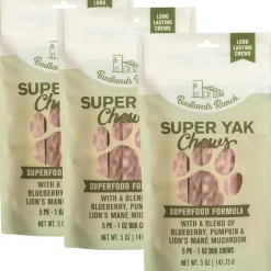 Badlands Ranch Superchew Superfood Formula Dog Chews, Small, 1-oz