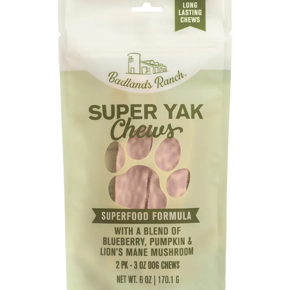 Badlands Ranch Superchew Superfood Formula Dog Chews, Medium, 3-oz
