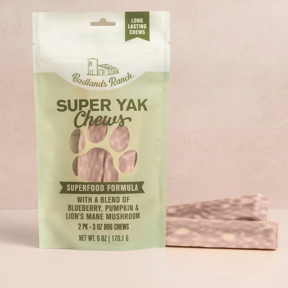 Badlands Ranch Superchew Superfood Formula Dog Chews, Medium, 3-oz