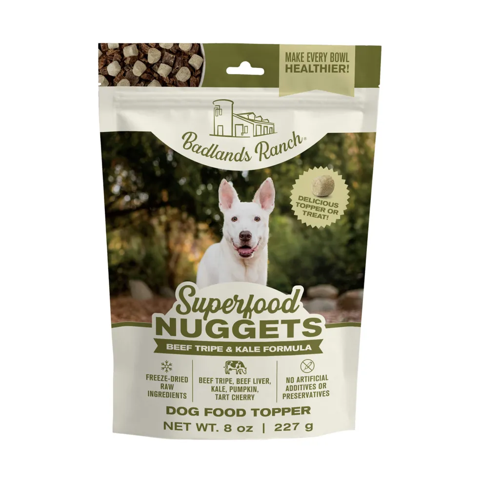 Badlands Ranch Superfood Nuggets Dog Food Topper