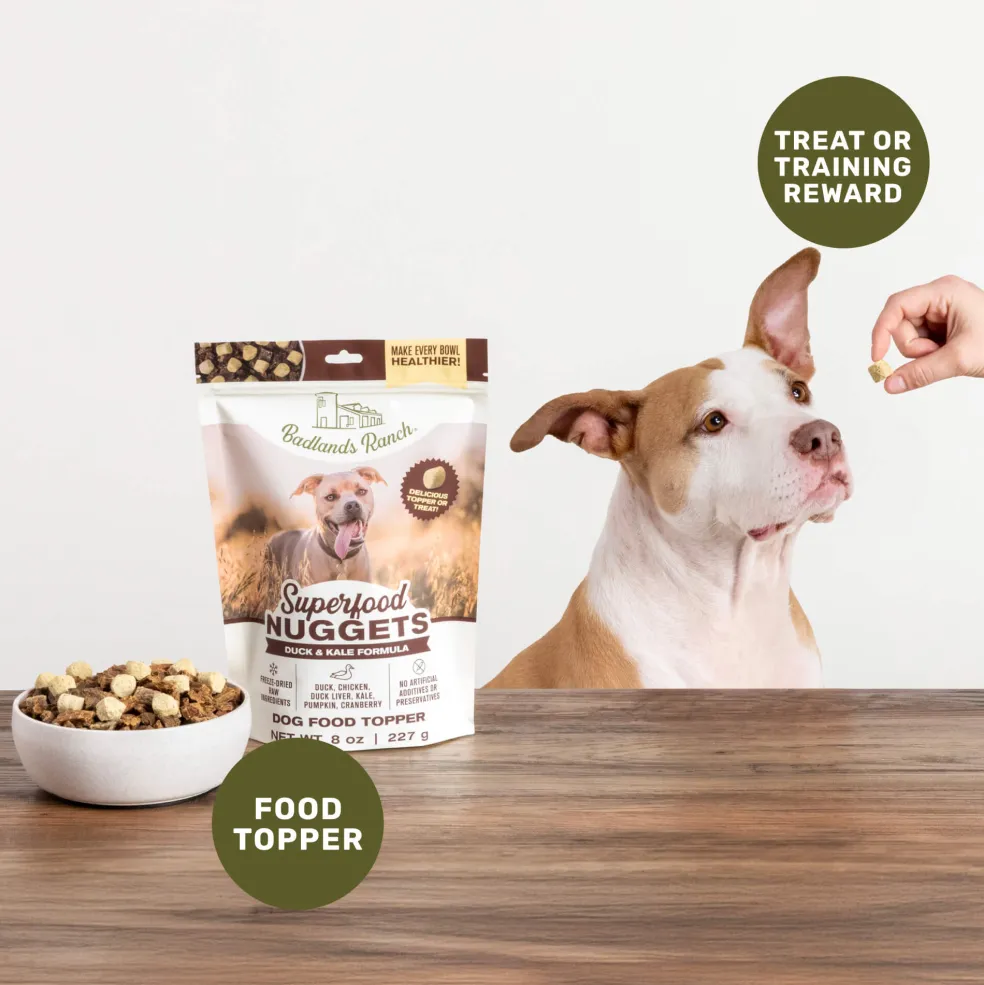 Badlands Ranch Superfood Nuggets Dog Food Topper