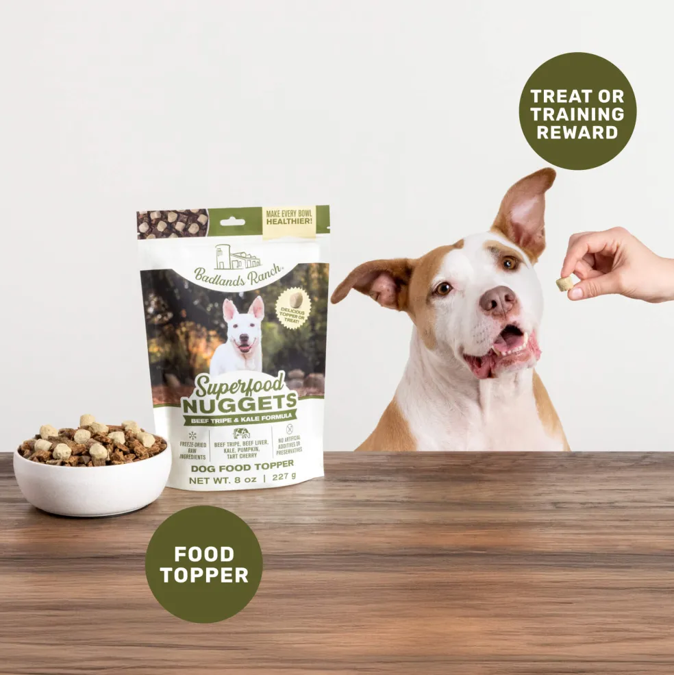 Badlands Ranch Superfood Nuggets Dog Food Topper