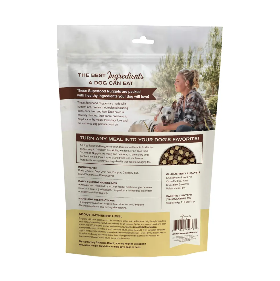 Badlands Ranch Superfood Nuggets Dog Food Topper