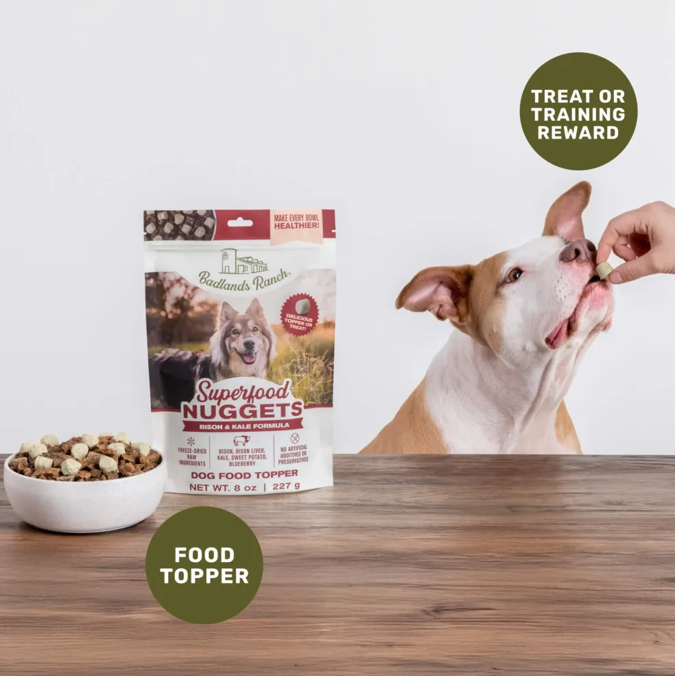 Badlands Ranch Superfood Nuggets Dog Food Topper