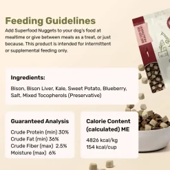 Badlands Ranch Superfood Nuggets Dog Food Topper