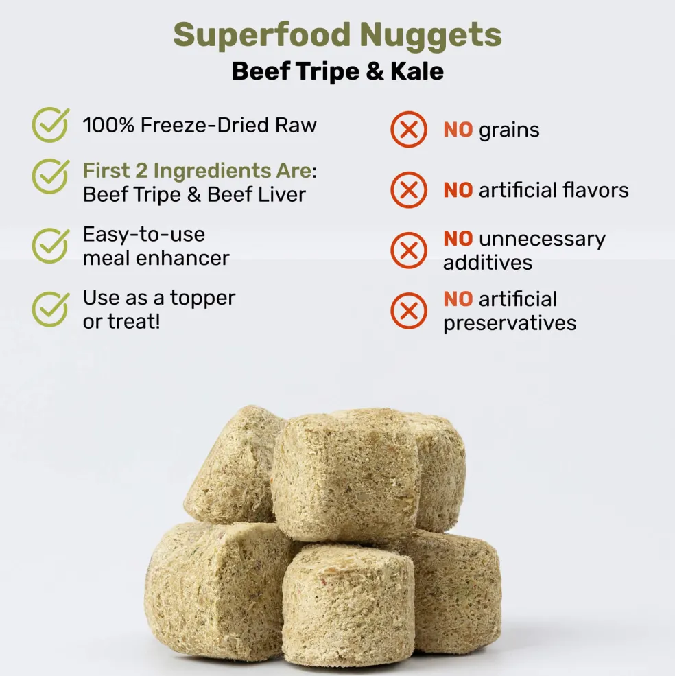 Badlands Ranch Superfood Nuggets Dog Food Topper