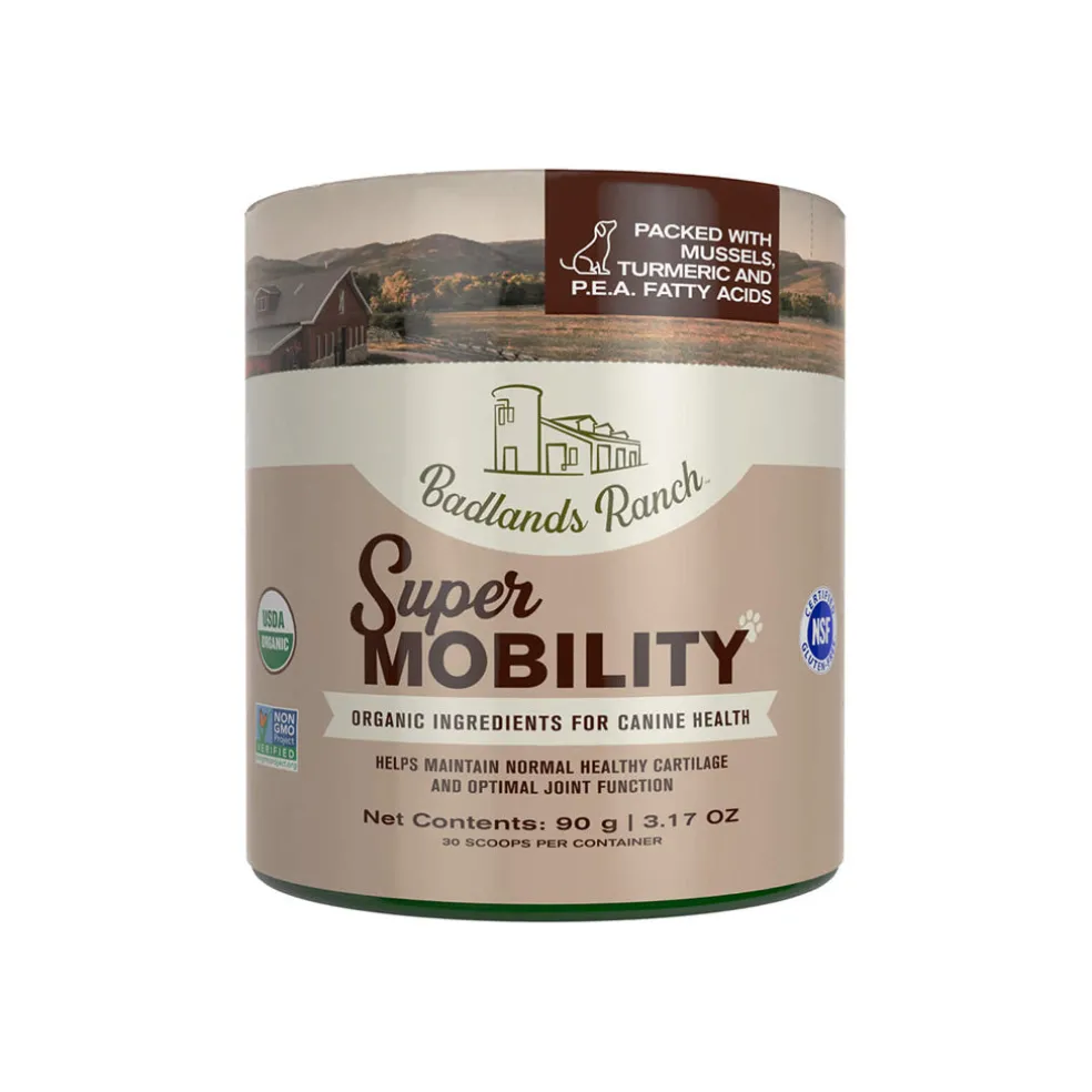 Badlands Ranch Super Mobility Canine Health Supplement, 3.17-oz