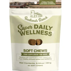 Badlands Ranch Super Soft Chews Food Supplement for Dogs, 60 count