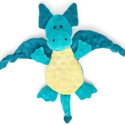 BARK Dingbert the Dragon Squeaky Plush Dog Toy
