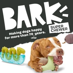 BARK Drop The Bass Rip & Reveal Fetch Tough Treat Dispensing Dog Chew Toy