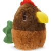BARK Fowl Play 2-in-1 Plush Exterior with Tough Center Treat Dispensing Dog Chew Toy