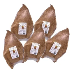 Barking Buddha Peanut Butter Cow Ears Dog Chew