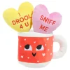 BARK Mugs n' Kisses Squeaky Plush Dog Toy