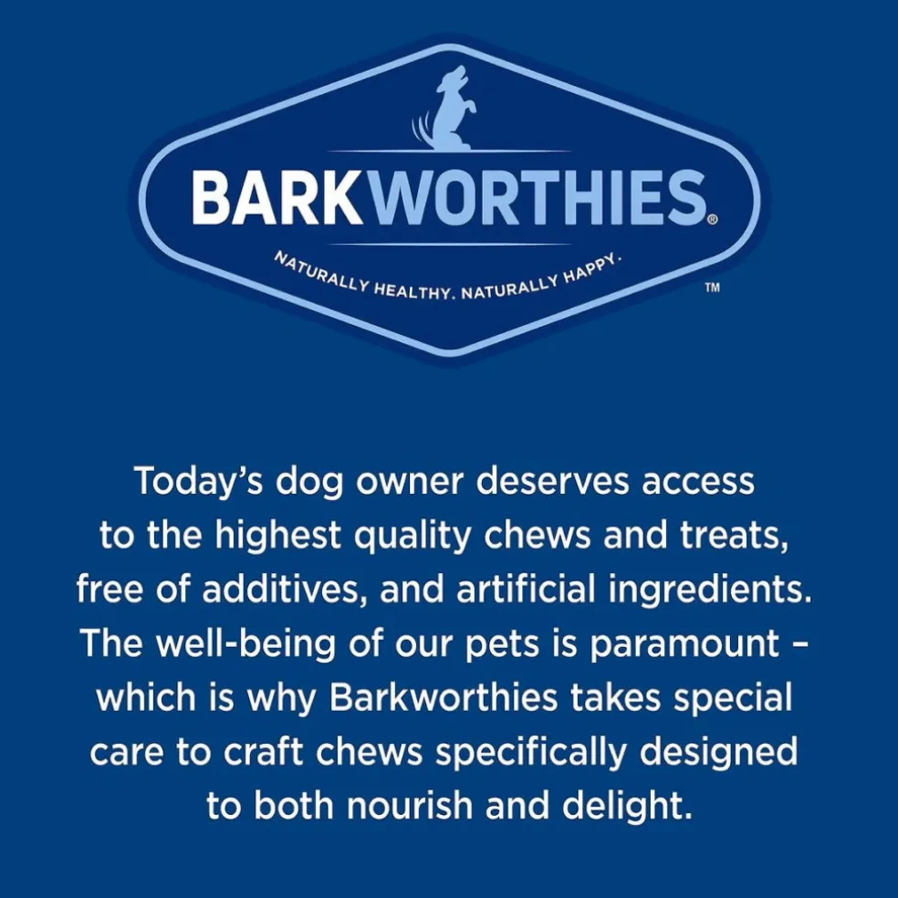 Barkworthies 6" Braided Beef Gullet Treat For Dogs, 1ct